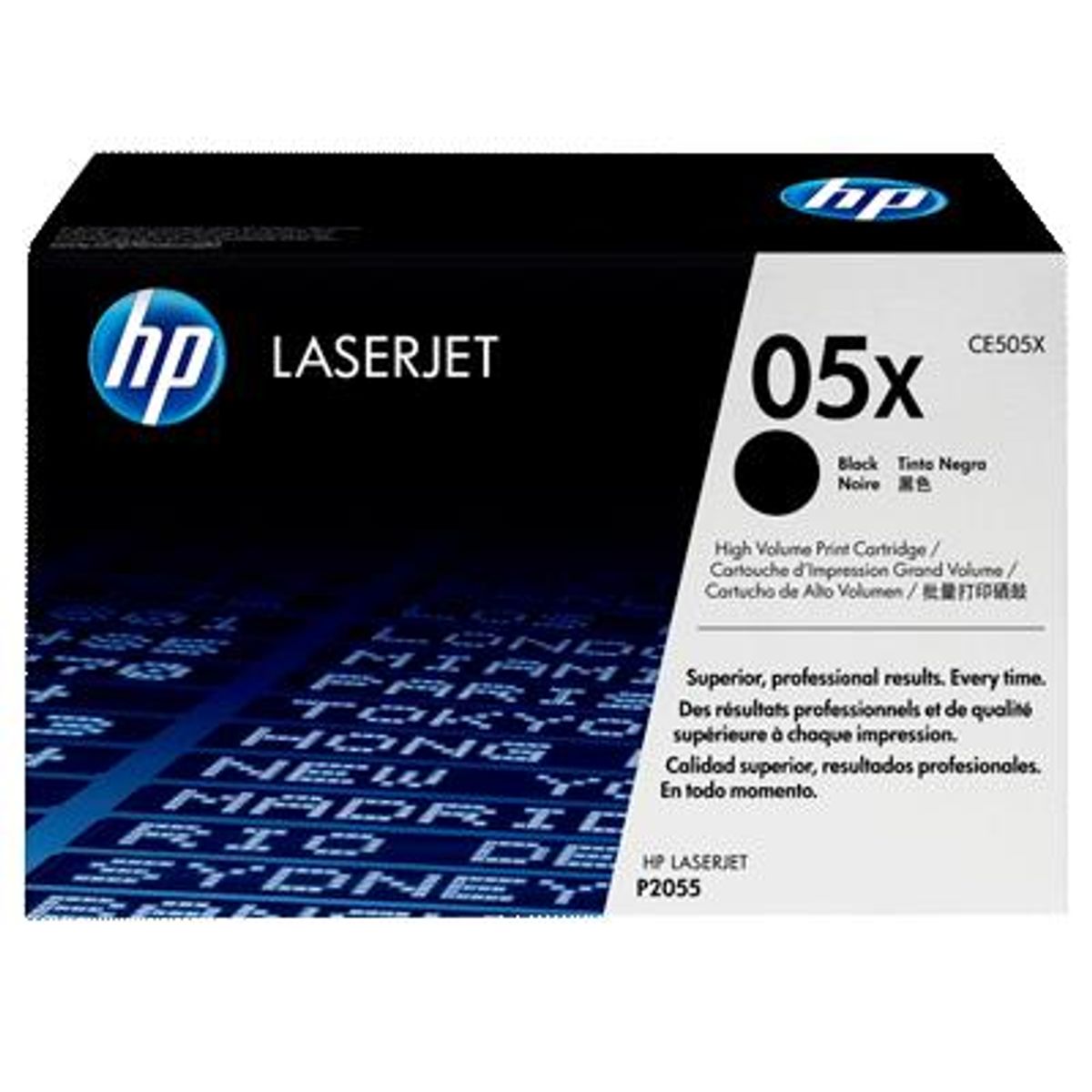 HP Toner CE505XC Black black