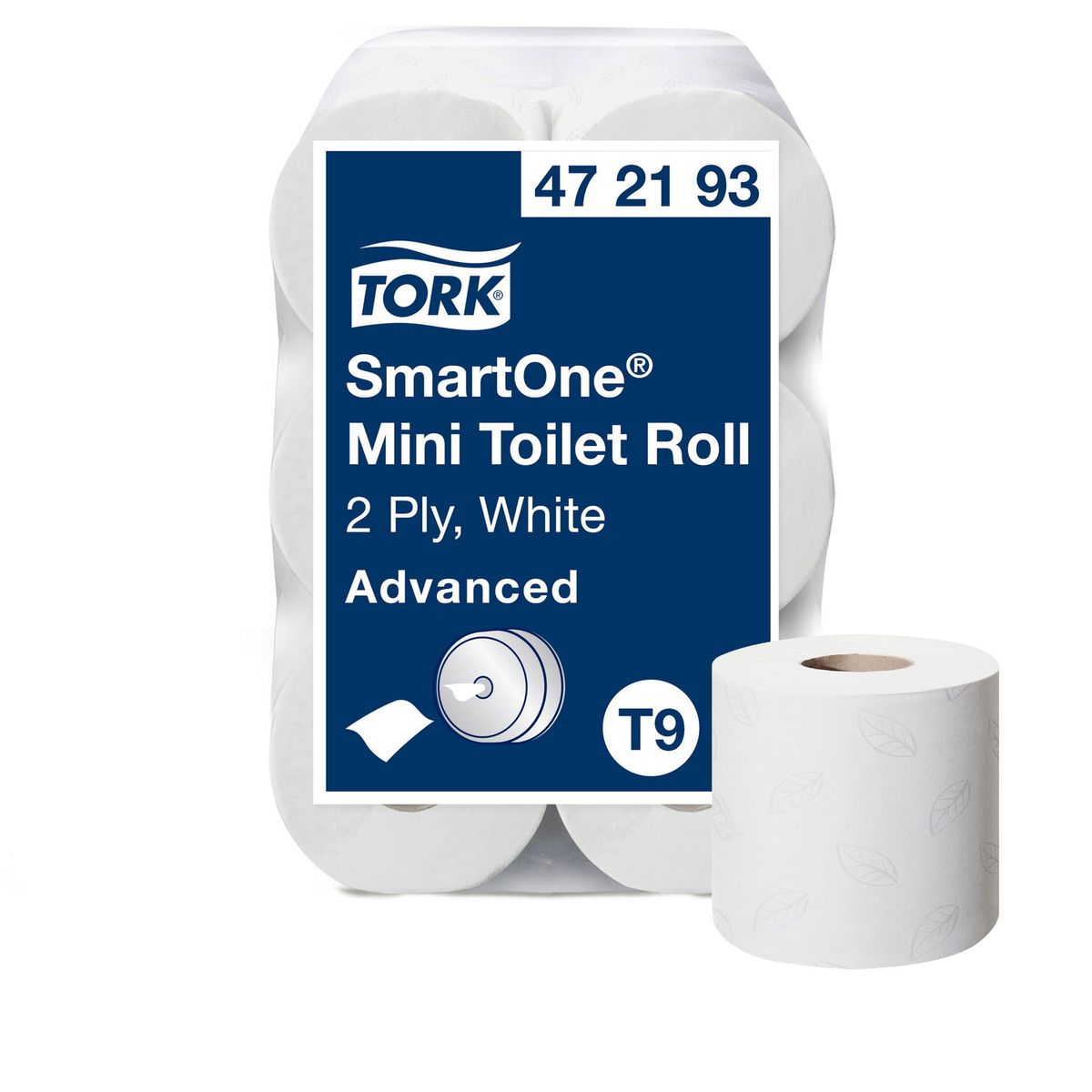 Tork 472193 SmartOne Mini toiletpapir 2-lags 12rl