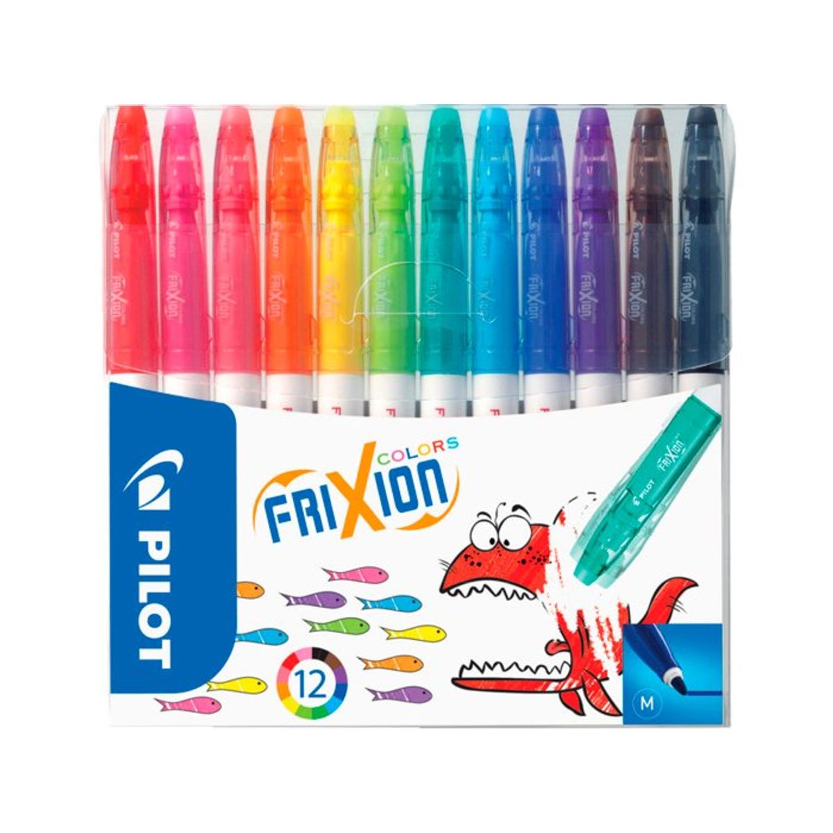 Pilot Frixion Colors tuscher 12 farver