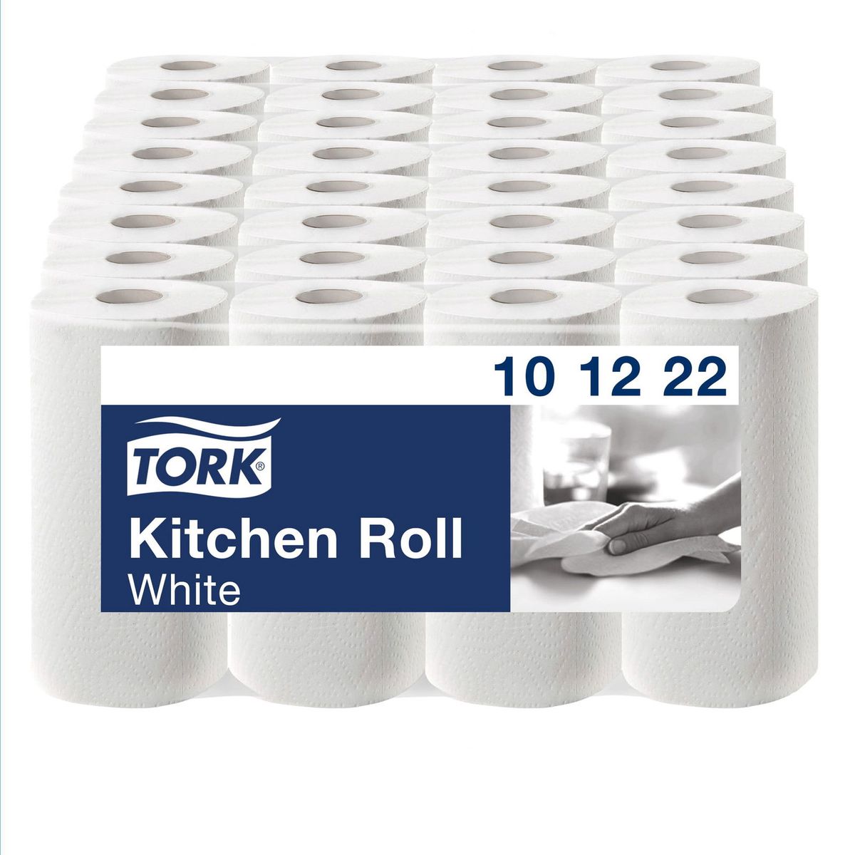 Tork 101222 Plus køkkenrulle 2lag ekstra lang 32rl