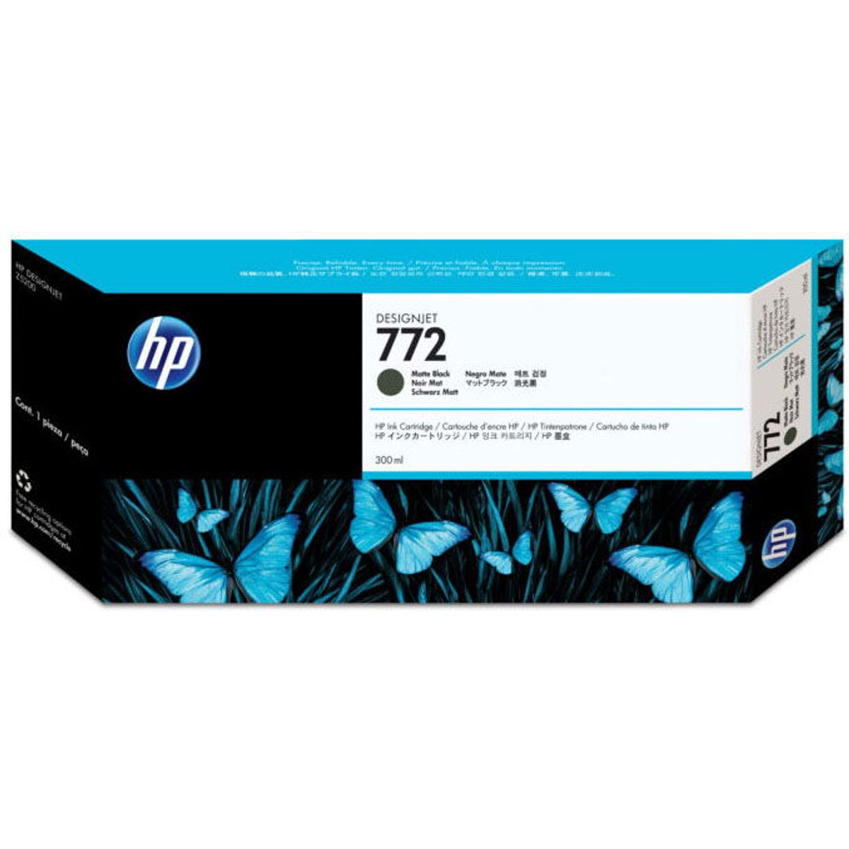 HP 772 CN635A Mat Sort Blækpatron, 300 ml