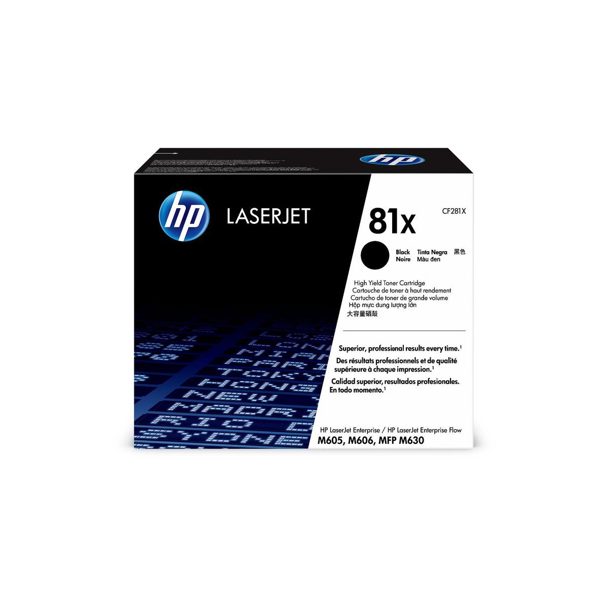 HP 81x CF281X Sort Lasertoner, 25.000 sider