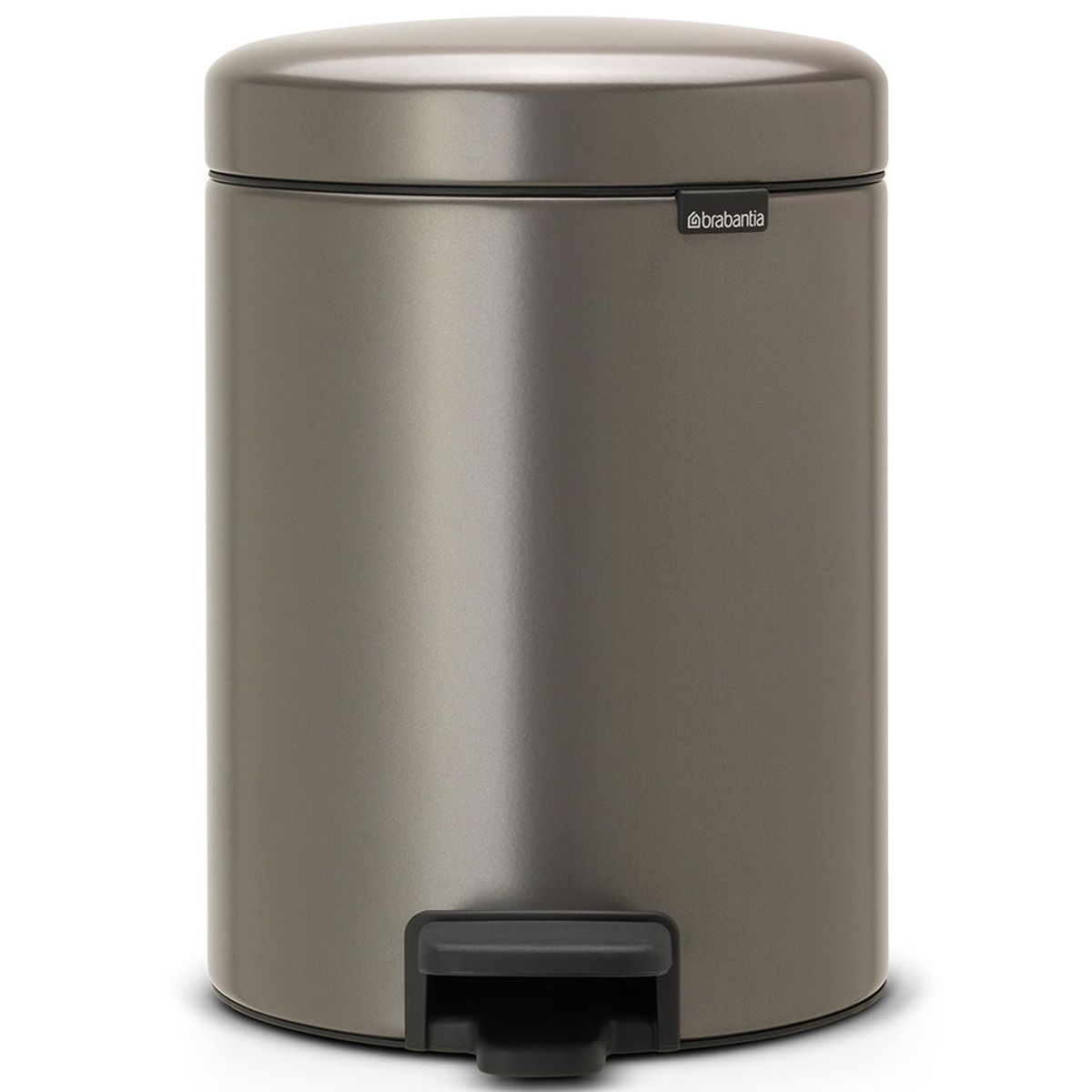 Brabantia newIcon pedalspand silent close 30 cm platinum 5 l