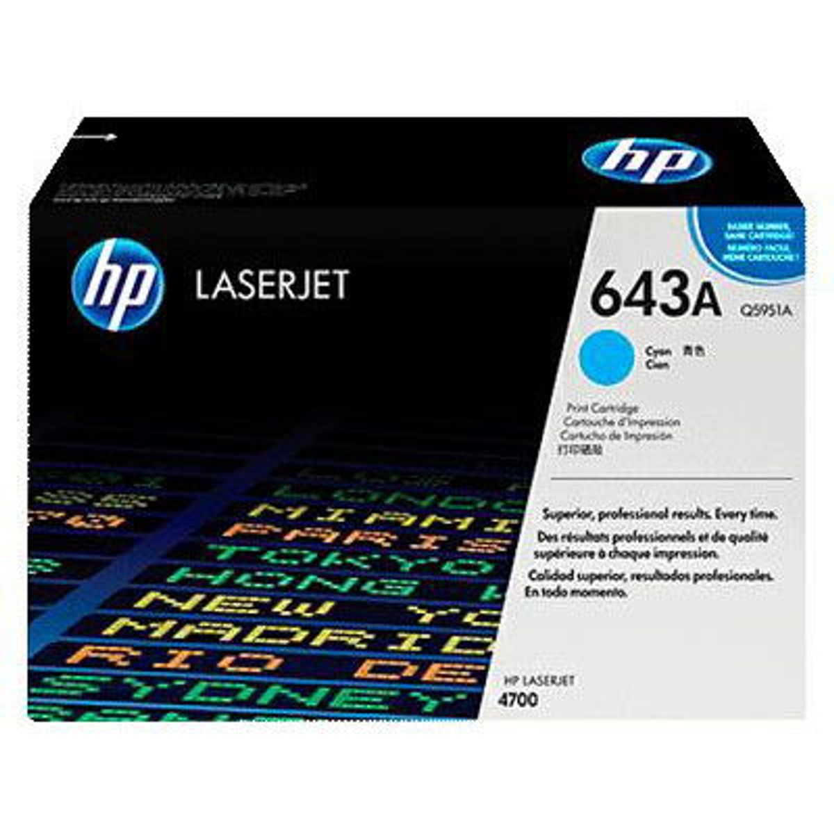 HP 643A toner cyan