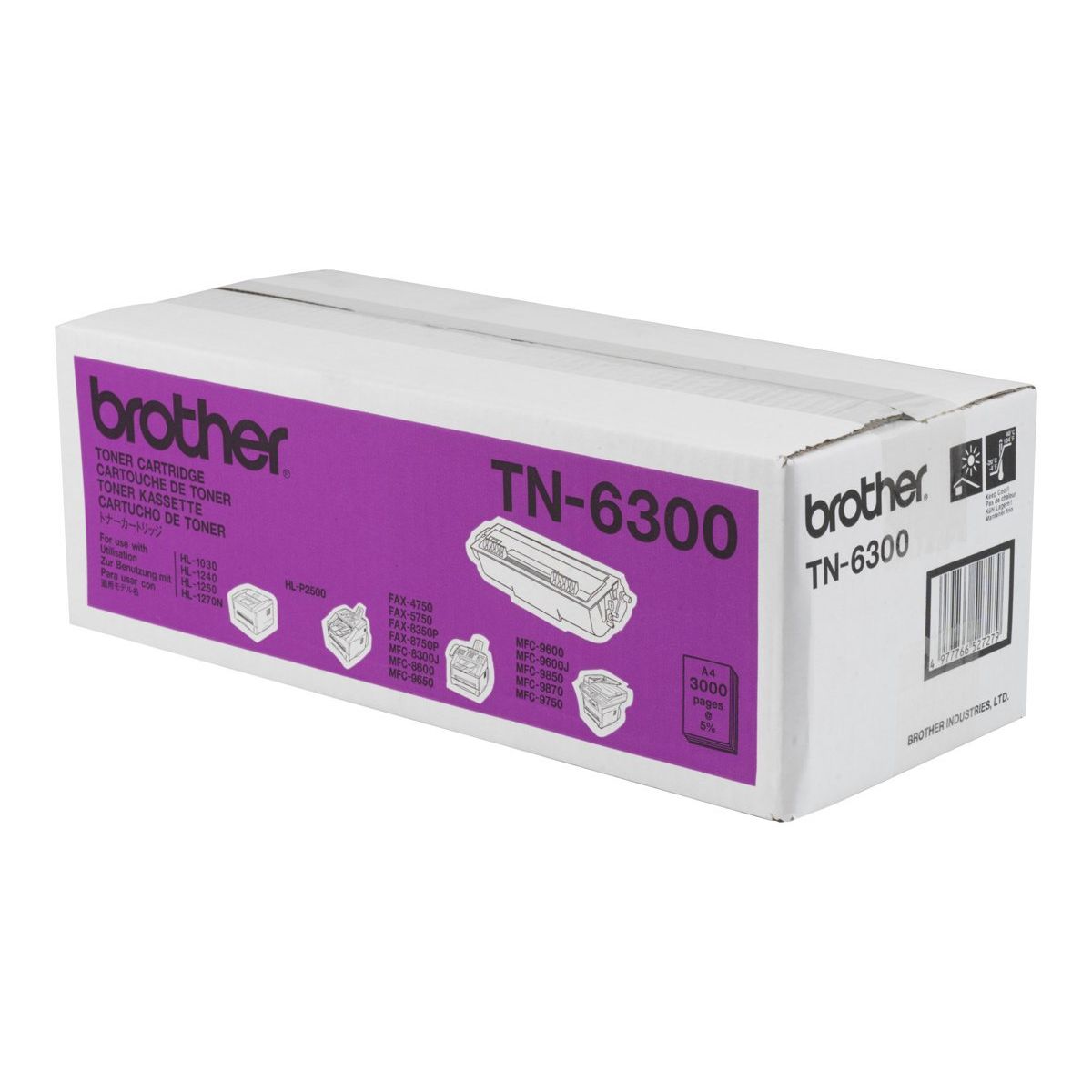 Brother TN-6300 Sort Lasertoner, 3.000 sider