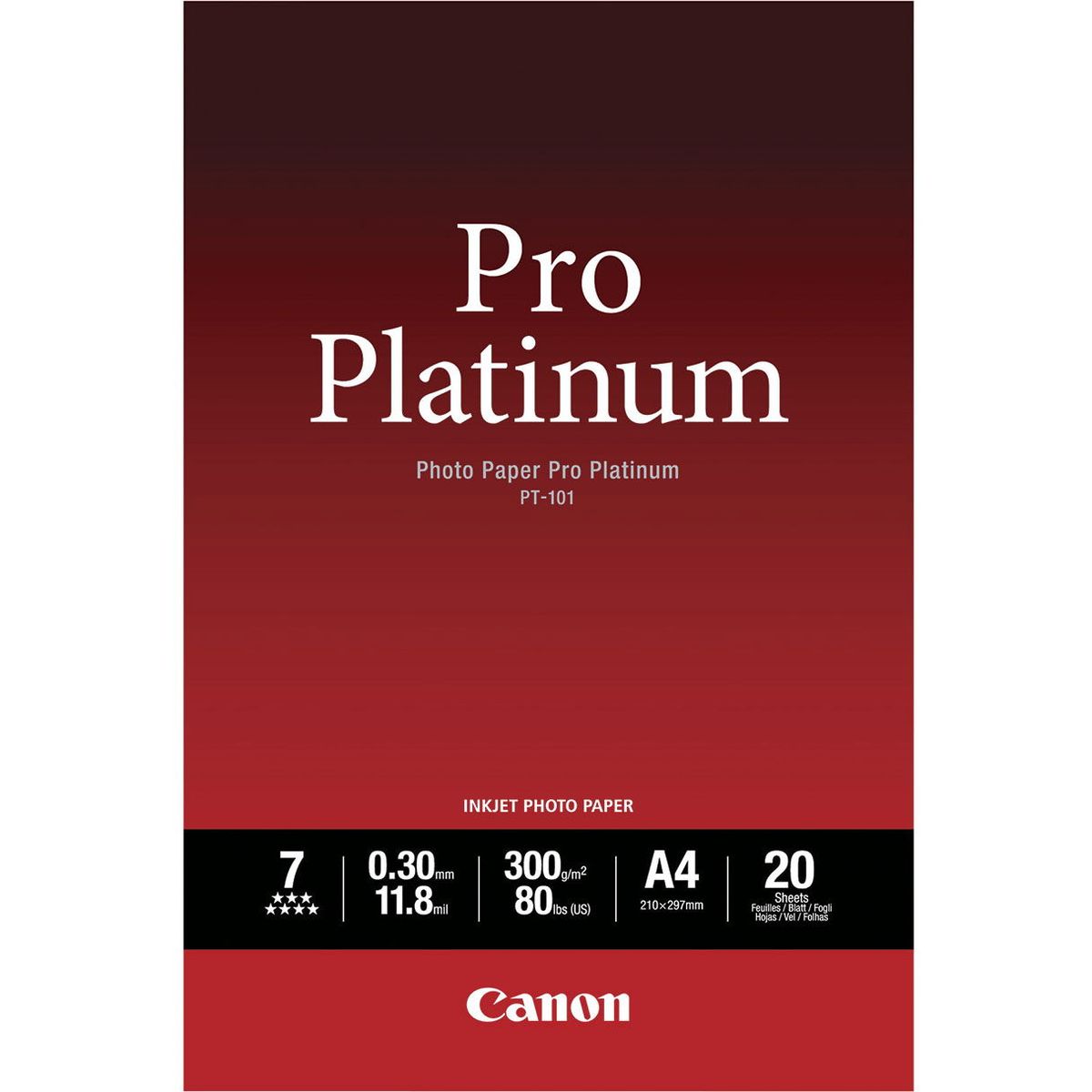 Canon PT-101 A4 fotopapir 20ark