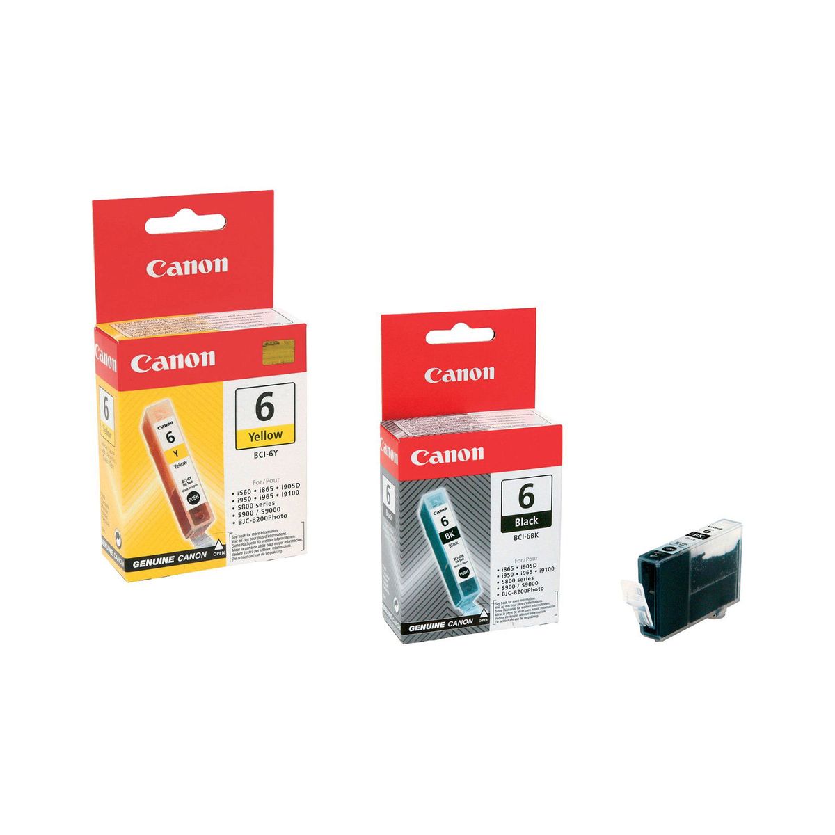 Canon BCI-6BK Sort Blækpatron, 275 sider