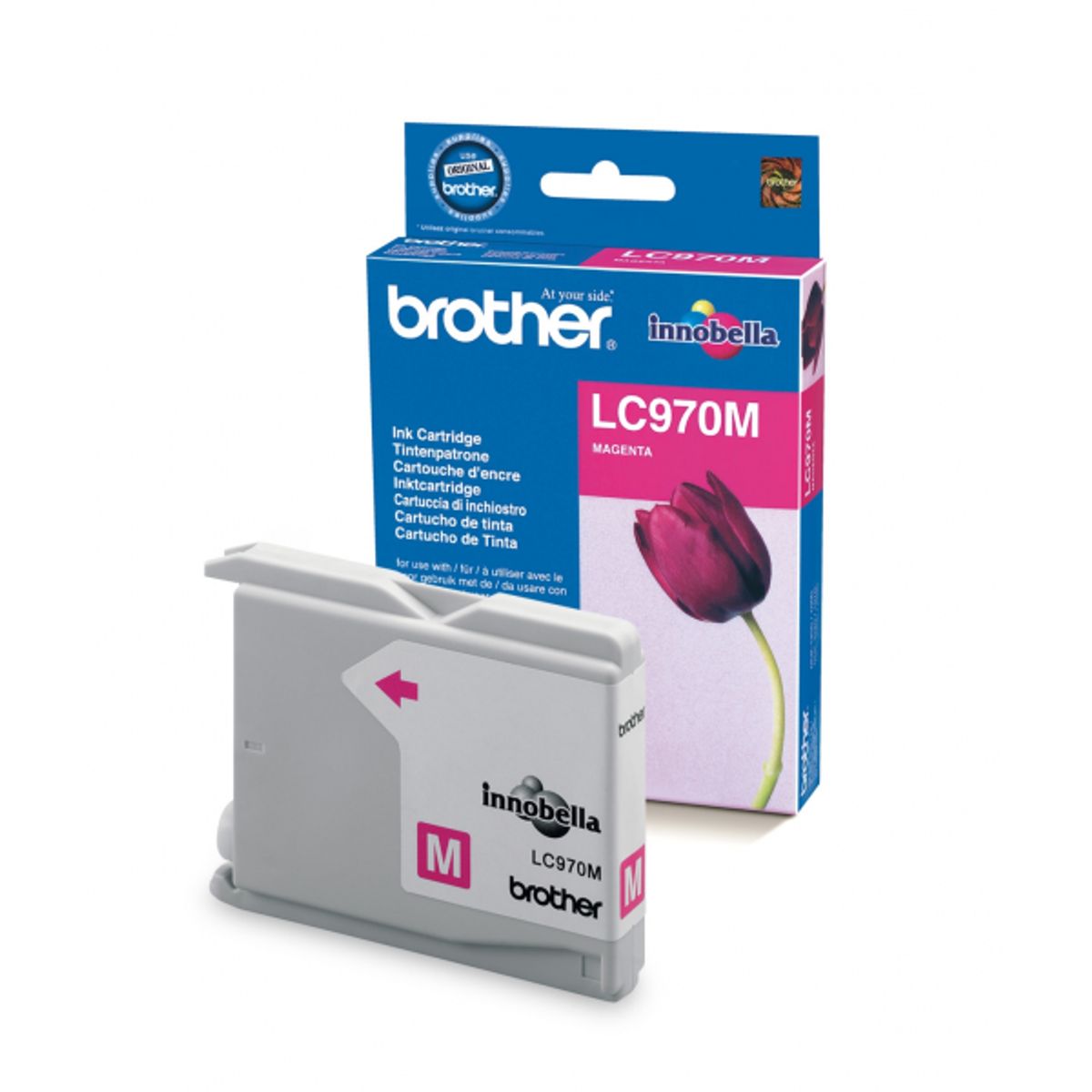 Brother LC970M Magenta Blækpatron, 350 sider