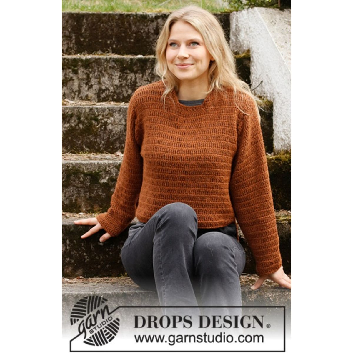 217-28 Rustic Rust by DROPS Design, fra Viking