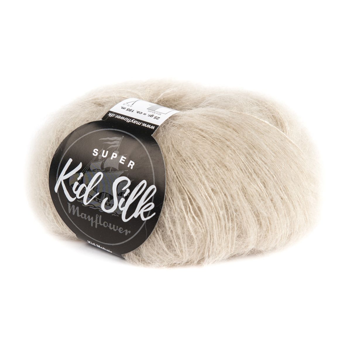 Mayflower Super Kid Silk - Lys sand 05, Mohair/Silk, fra Mayflower