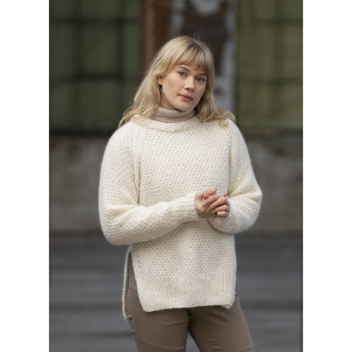 "Vilhelma" Genser - Viking Design 2206-3 Kit - XS-XXXL - Viking Alpaca Bris, fra Viking