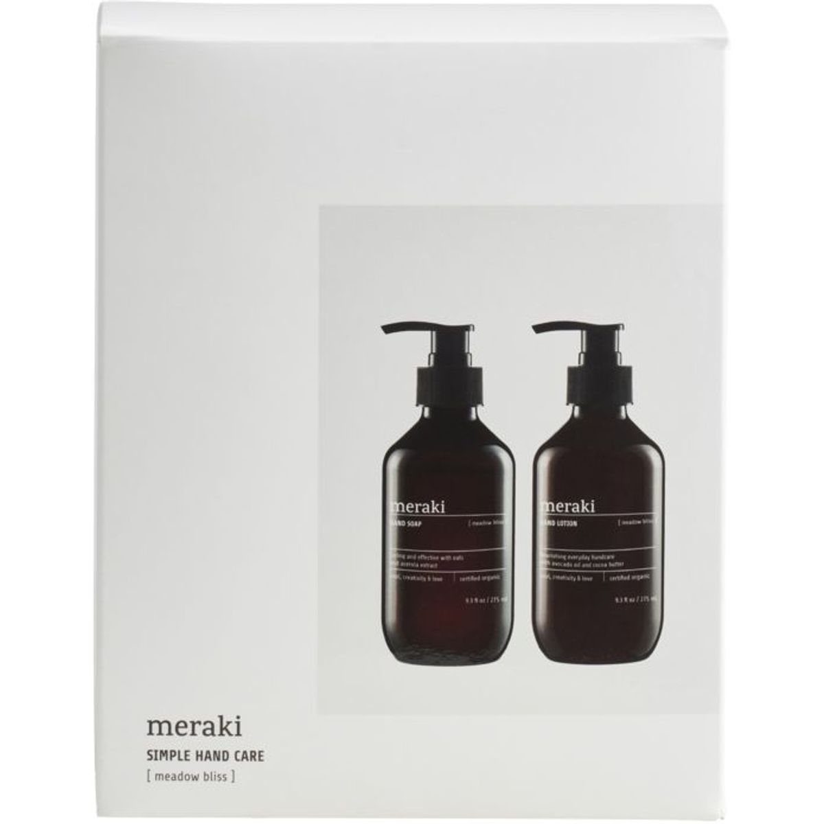 Gaveæske, Meadow bliss, Simply hand care, Hvid