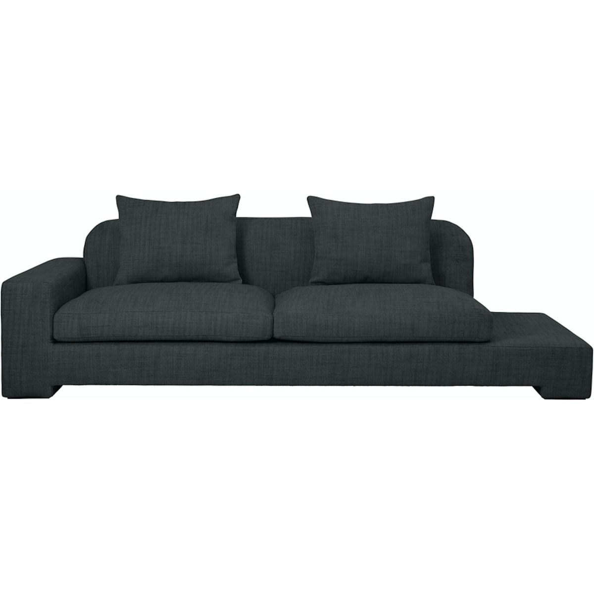 Bay, Sofa, grøn, H70x92x250 cm, stof