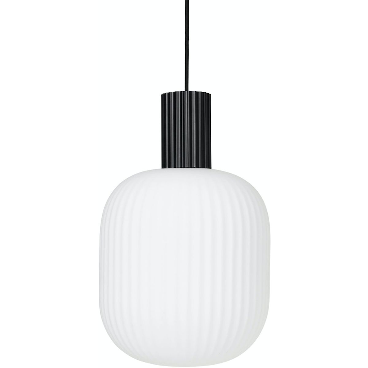 Lolly, Pendel lampe, sort/hvid, H27x42 cm