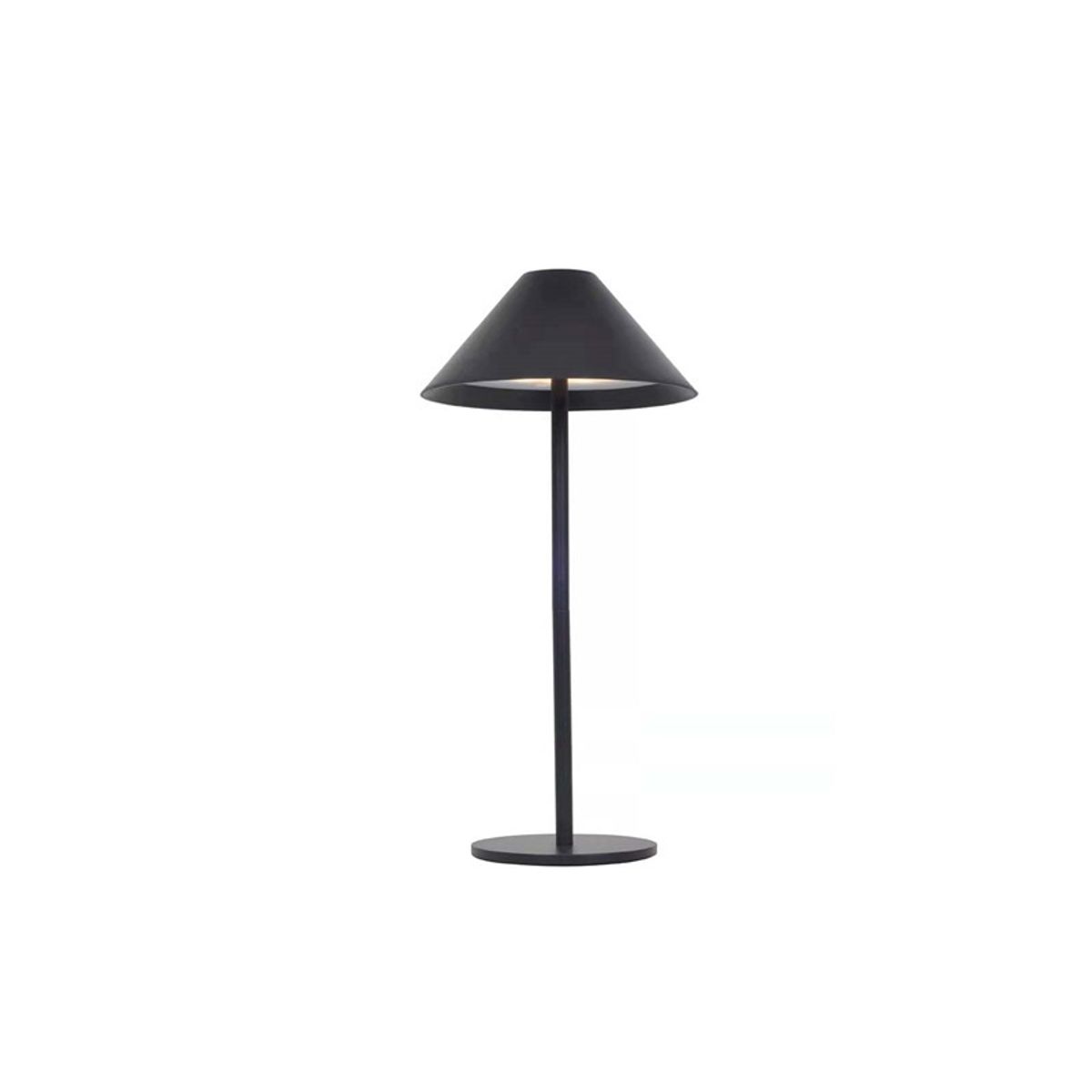 Era, Lampe, sort, H15 x31 cm, metalramme og lampeafdækning i abs