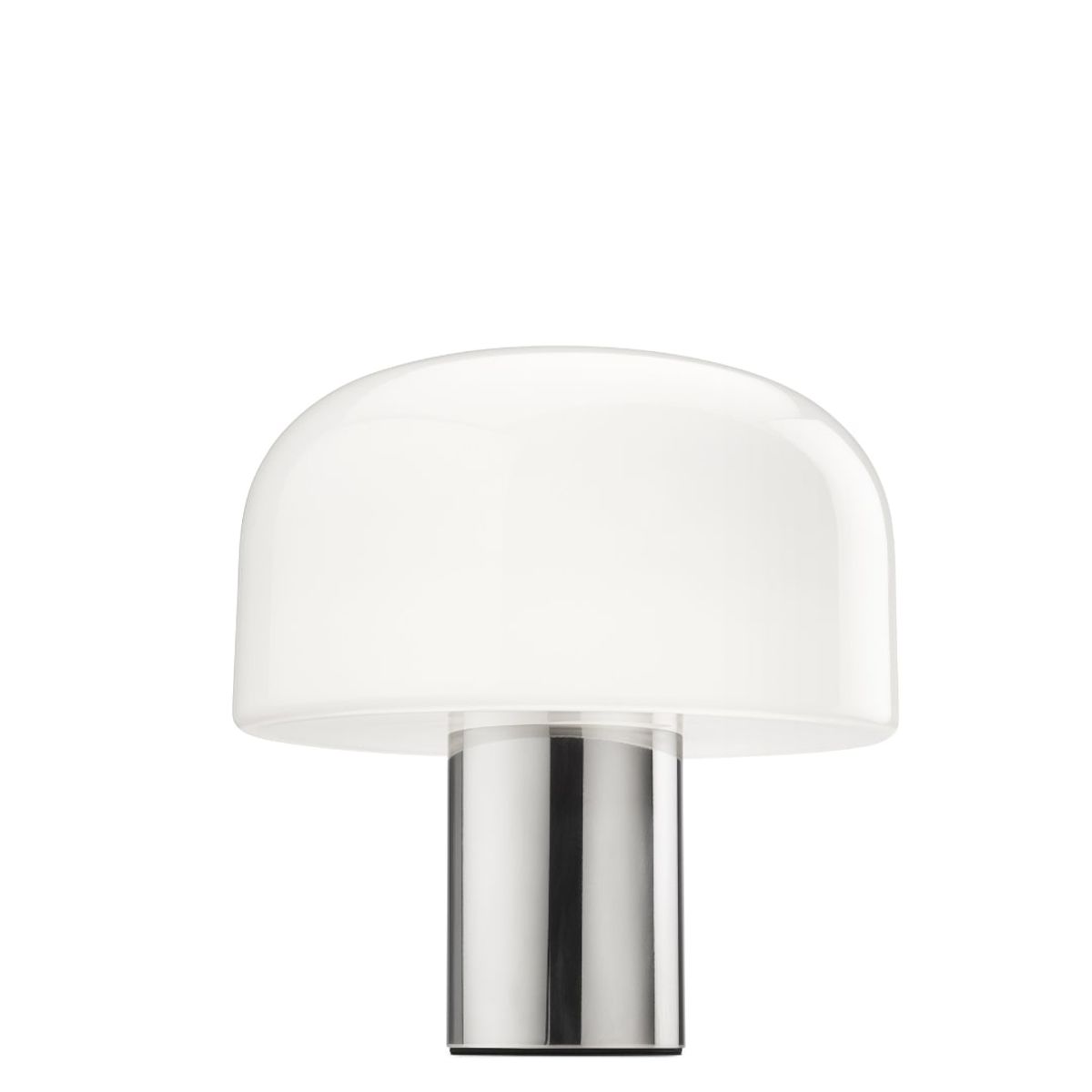 Bellhop Glas T Bordlampe Lys Aluminium - Flos