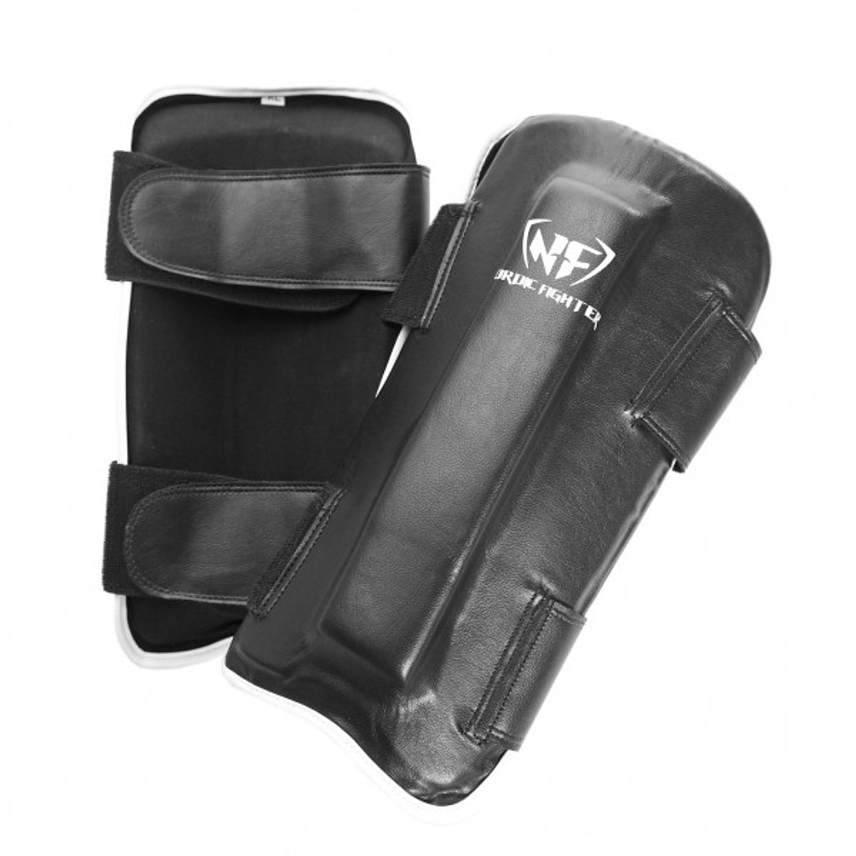 Nordic Fighter Shin Guards Instep Benskinne Black Medium