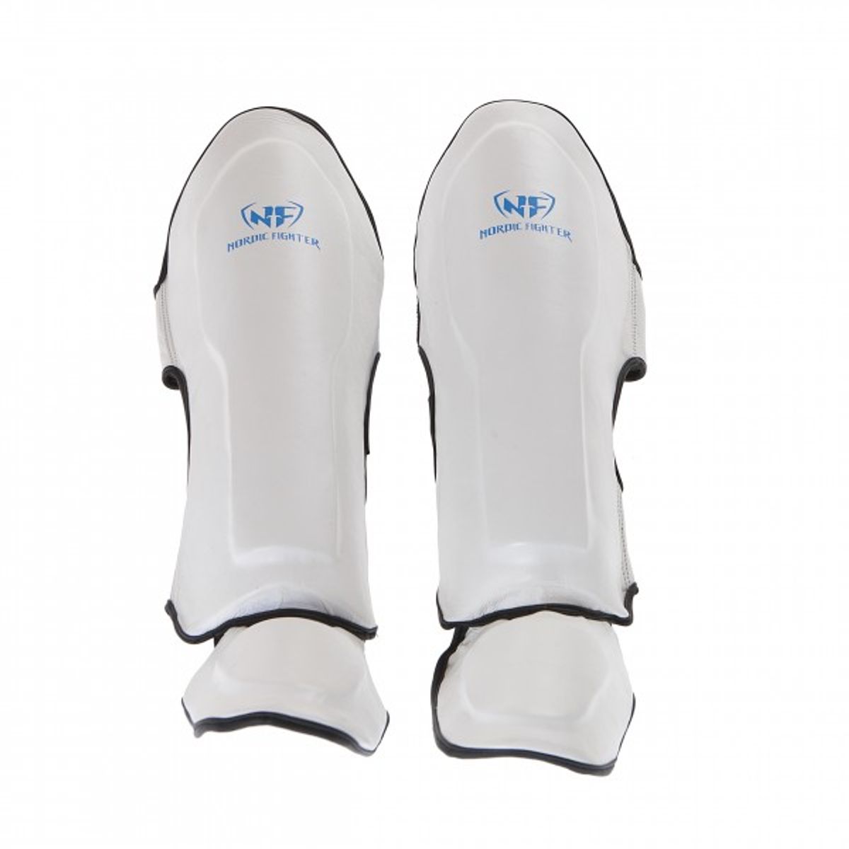 Nordic Fighter Shin Guards Instep Type 1 Benskinne Hvid Læder Large