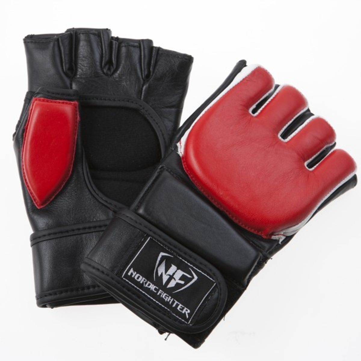 Nordic Fighter MMA Handsker Safety Training Gloves Rød Large