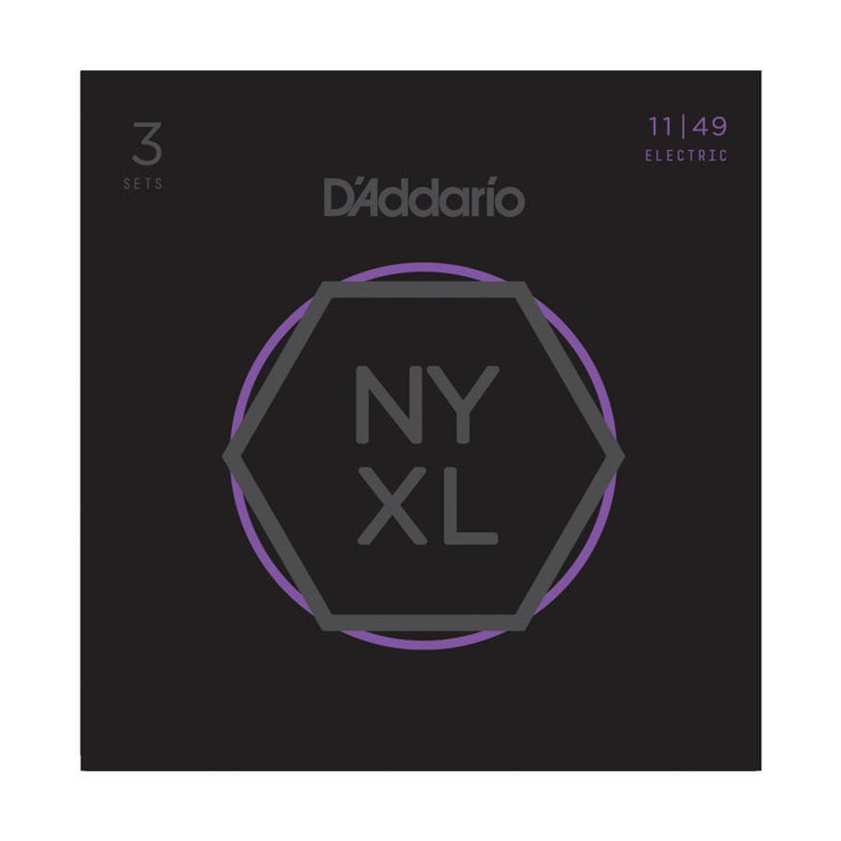 D'Addario NYXL1149-3P el-guitar-strenge, 011-049 (3 sæt)