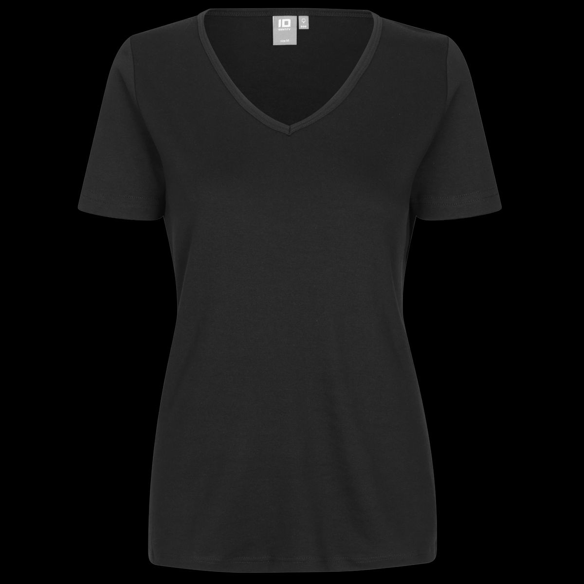 ID Interlock Dame T-shirt - Black - S