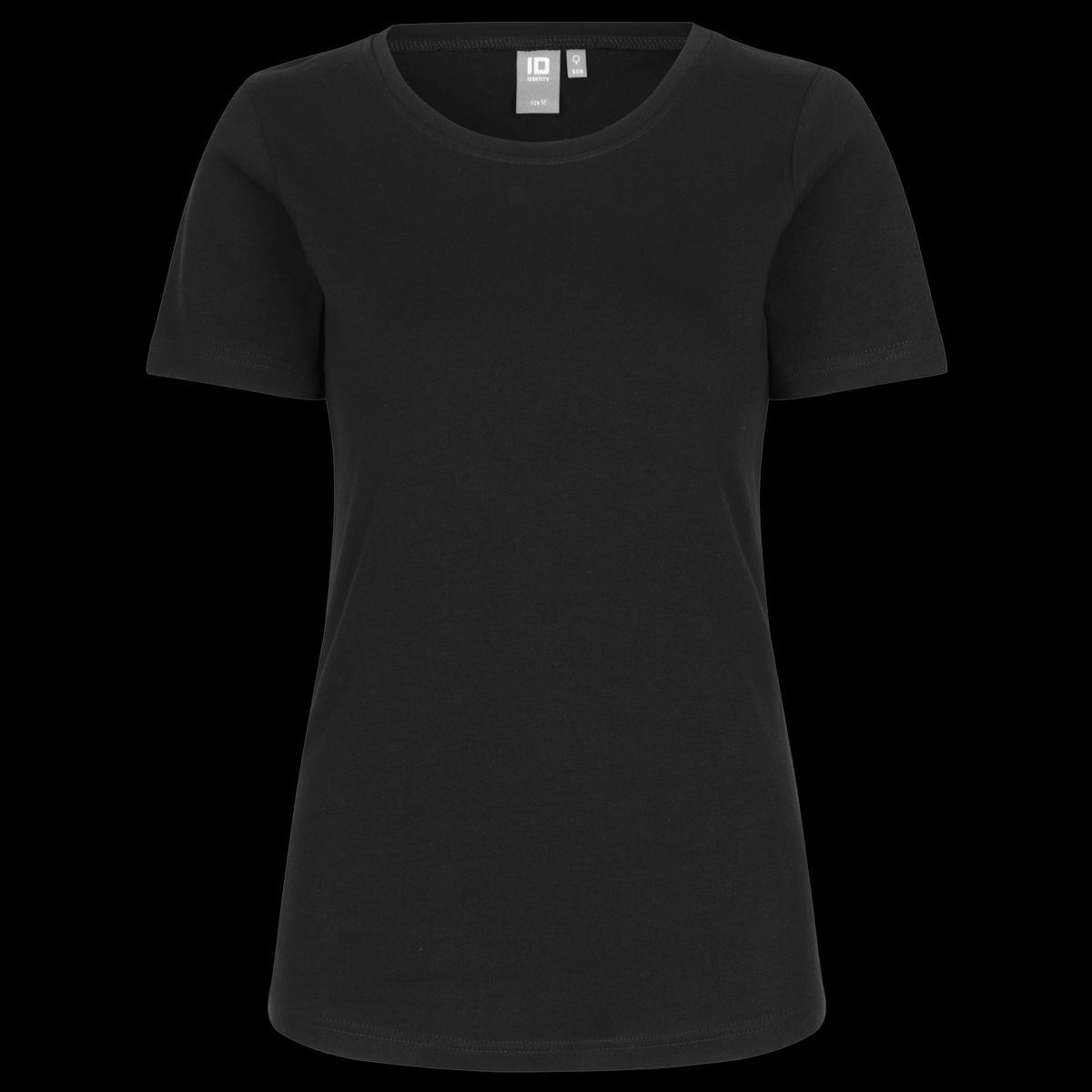 ID Interlock Dame T-shirt - Sort - S