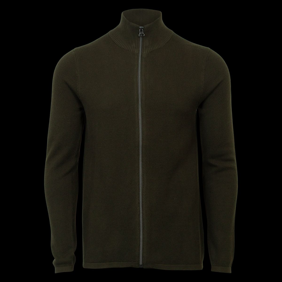 Marcus Langdon Herre Striktrøje - Olive Green Mix - XL