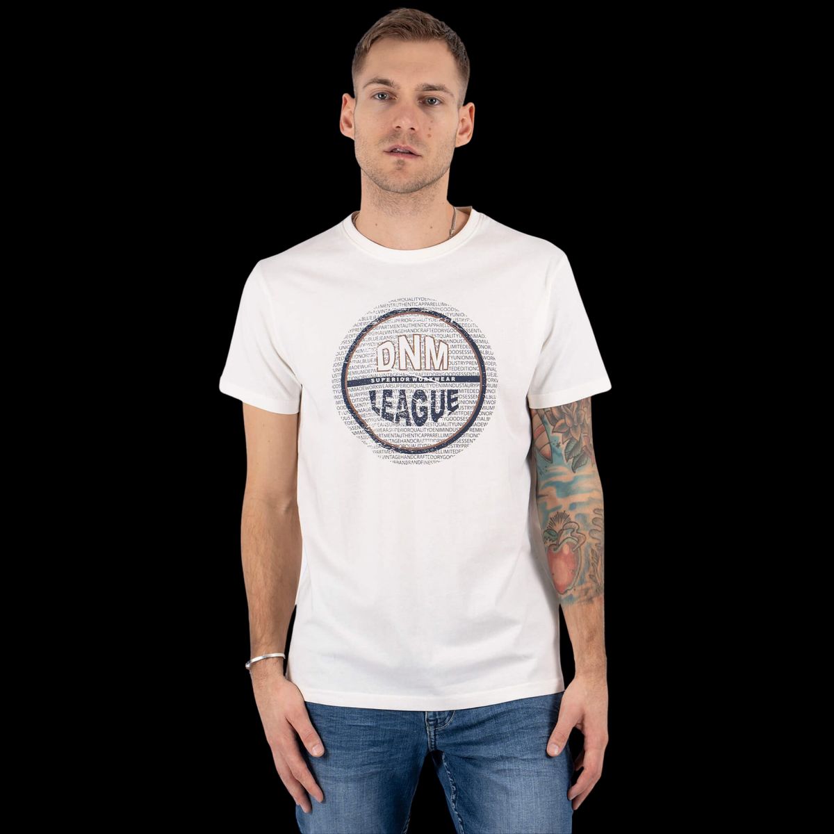 Marcus Jefferson Herre T-shirt - Off White - L