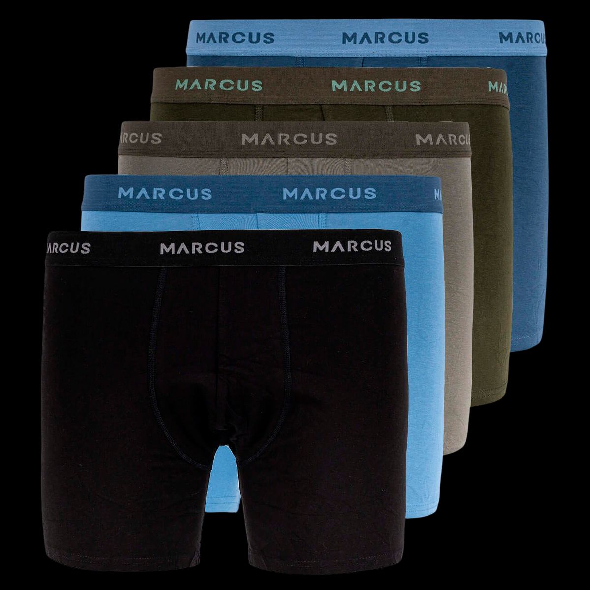 Marcus Roxy Solid Mix Herre Tights - Rivera blue - M