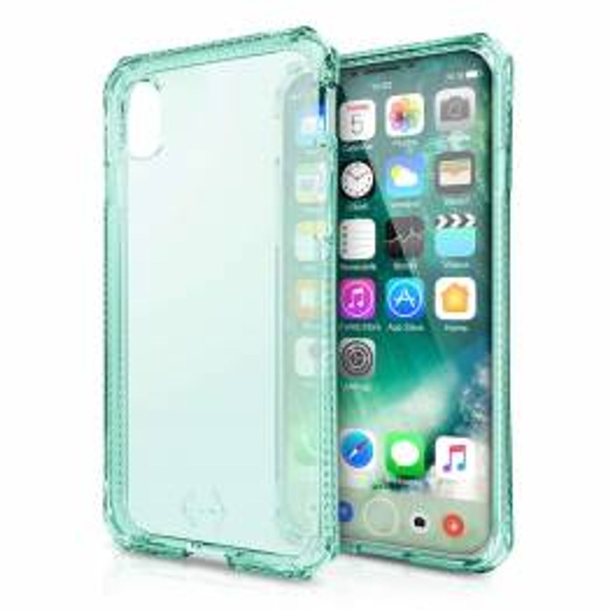 Spectrum iPhone Xs / X (5,8") COVER fra ITSKINS Tiffany grøn