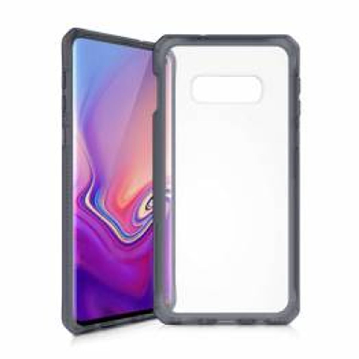 ITSKINS Cover til Samsung Galaxy S10 Lite Gennemsigtigt sort