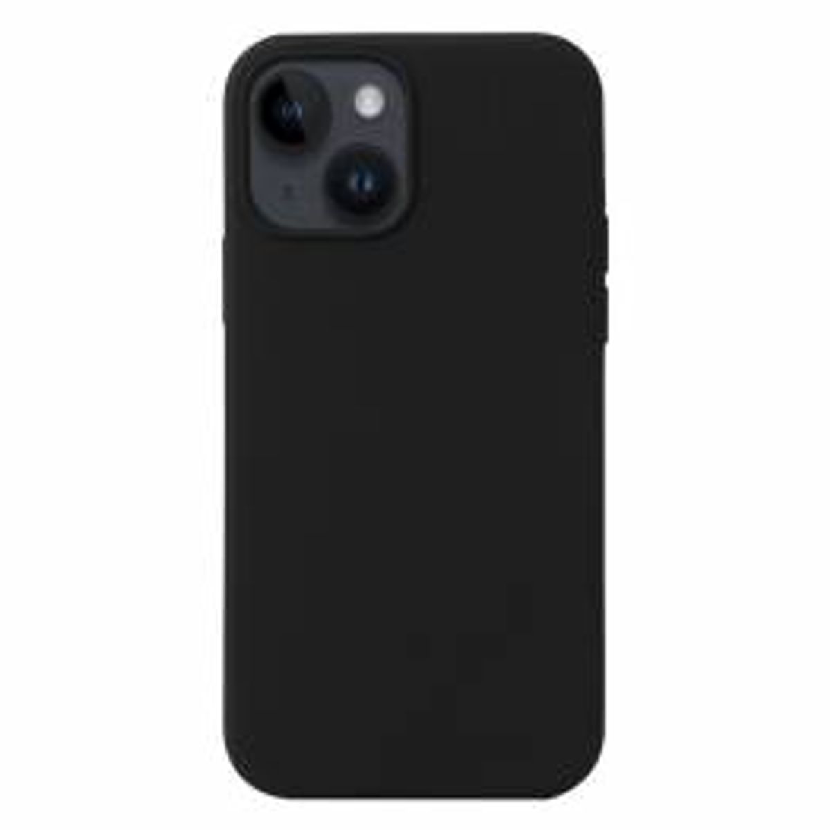 Lækkert iPhone 15 Plus silikone cover - Sort