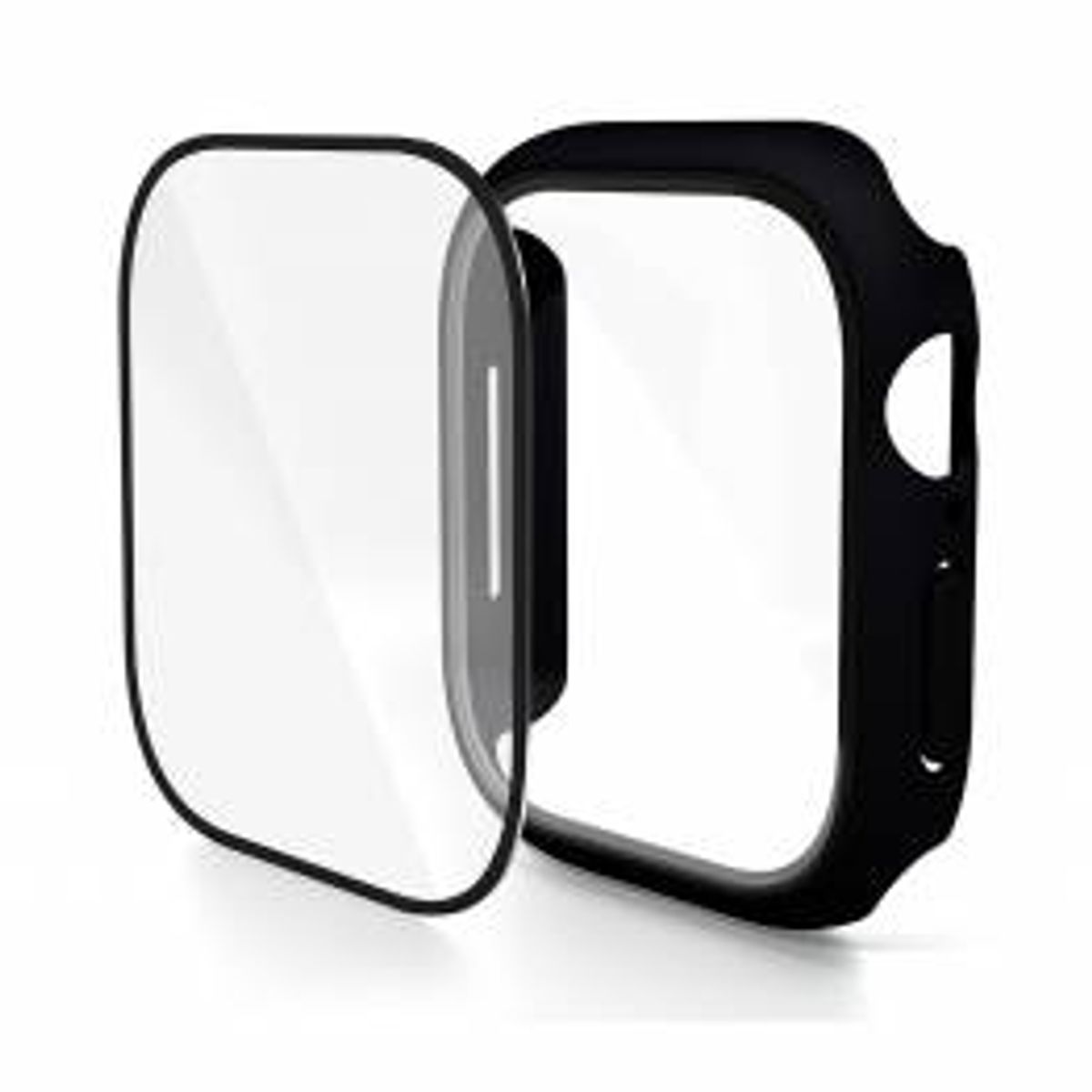 Enkay cover med beskyttelsesglas til Apple Watch 10 - 46mm - Sort