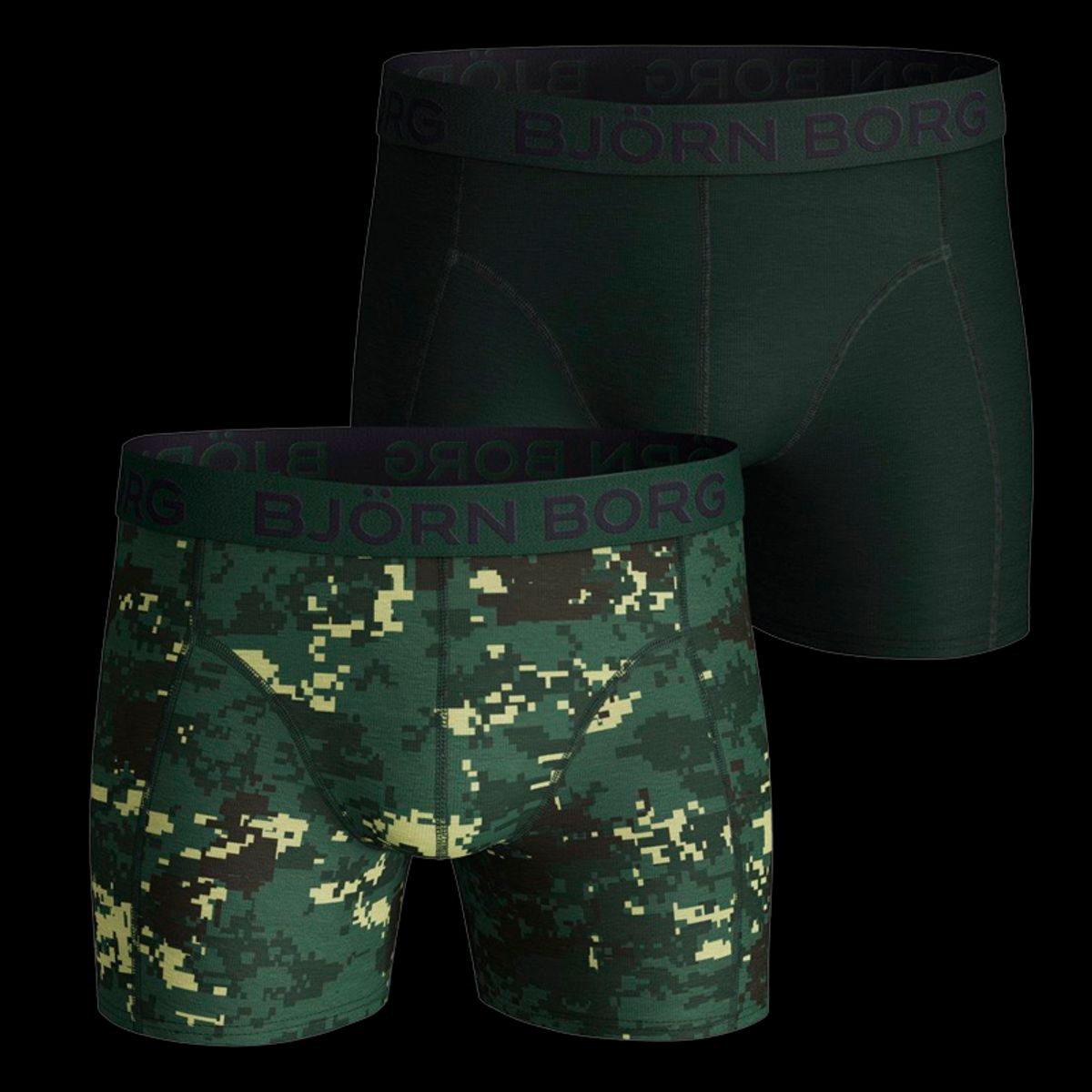 Björn Borg Woodland Bb Xl Duck Green - XL (2 pak)