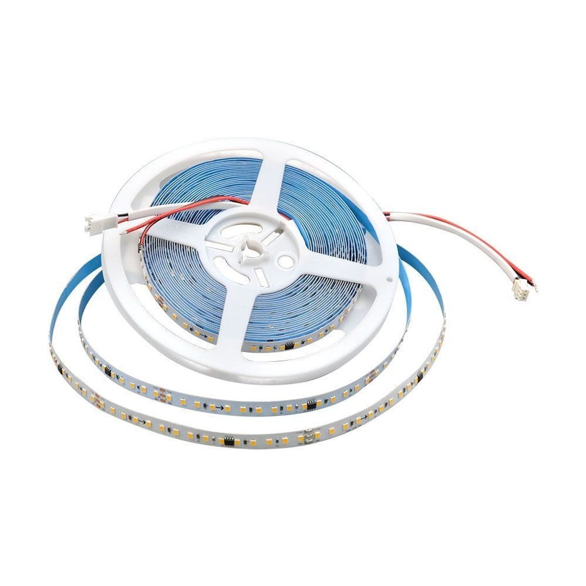 10W/m LED strip IC løbelys/running - 10m, løbelys, inkl kontroller, 120 LED pr. meter, 24V - Kulør : Kold