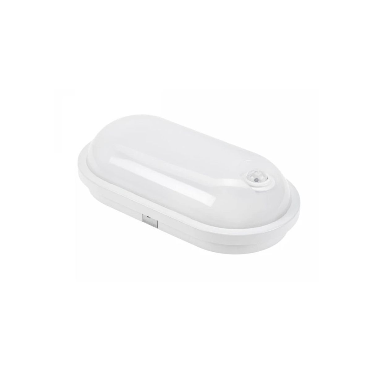 20W LED Technic lampe - IP54, IK07, 230V, Oval, 4000K, PIR sensor, Spectrum - Kulør : Neutral