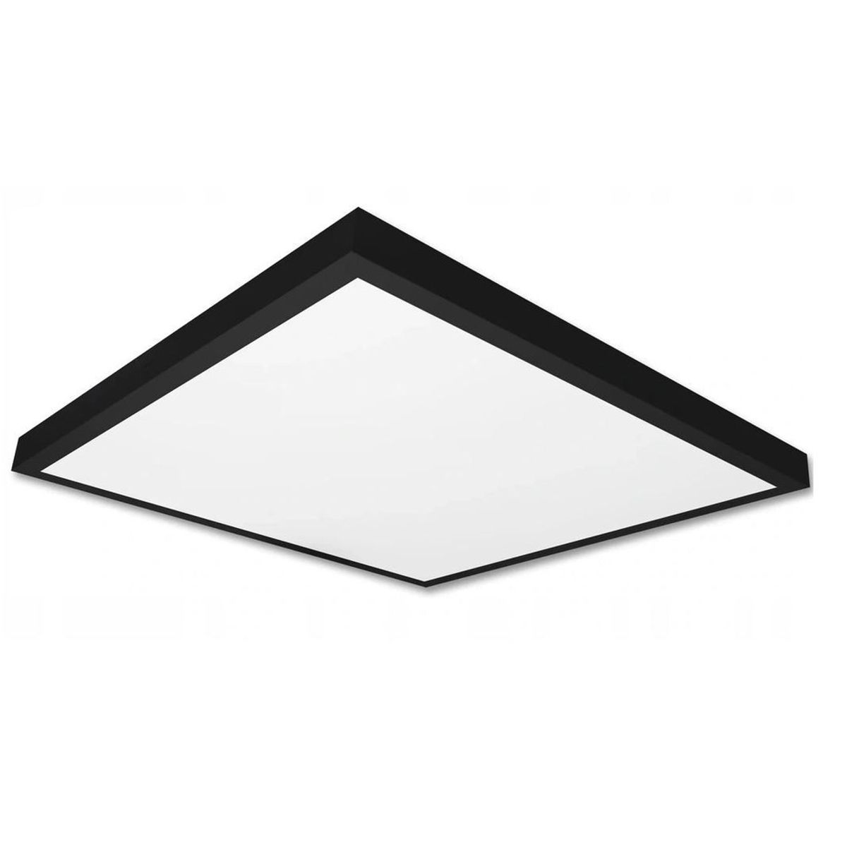 60x60 LED panel - 60W, 4800lm, indbygget i sort ramme - Dæmpbar : Ikke dæmpbar, Kulør : Neutral