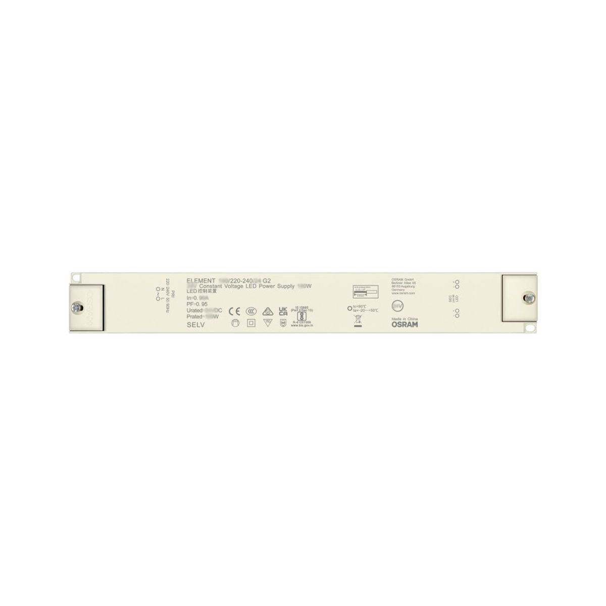 Osram 240W strømforsyning - 24V DC, 10A, IP20 indendørs