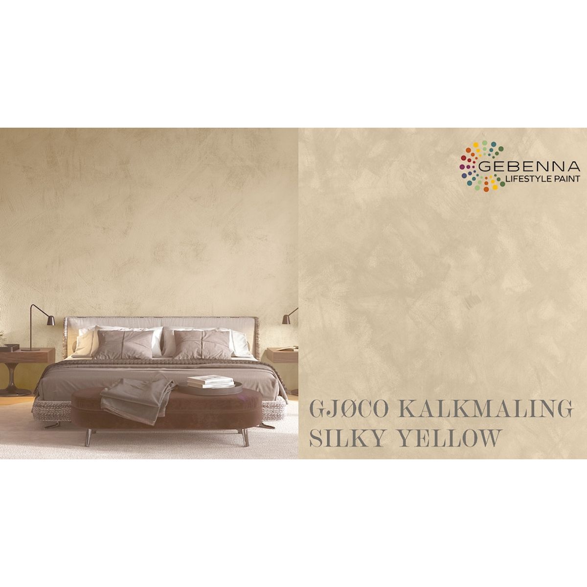 Kalkmaling 12081 Silky Yellow 0,68 l