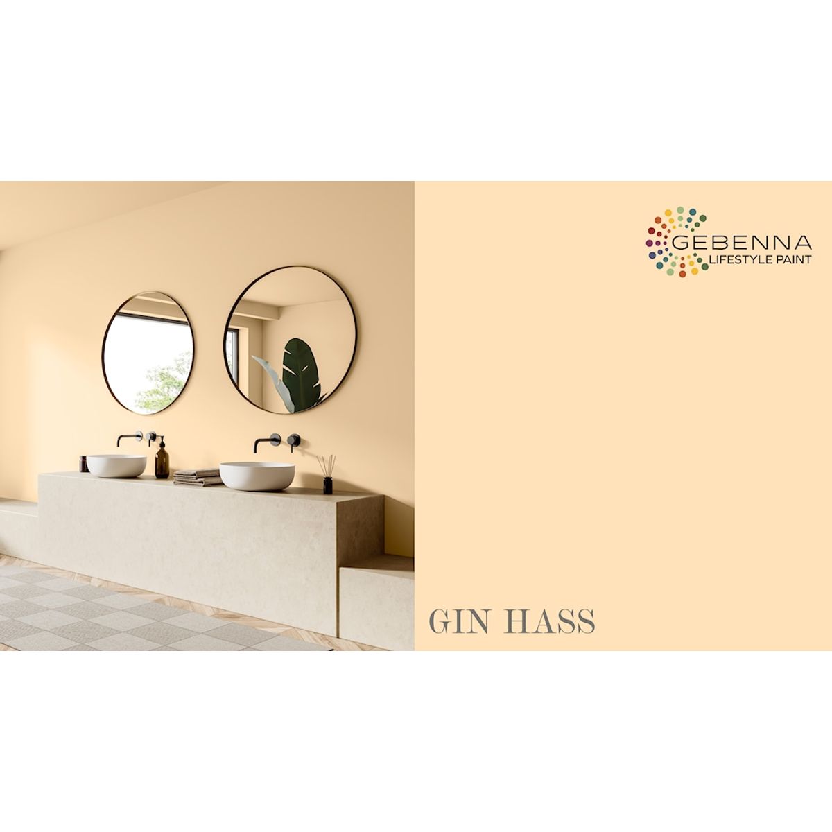 Vådrumsmaling Glans 25: Gin Hass 0,68 liter