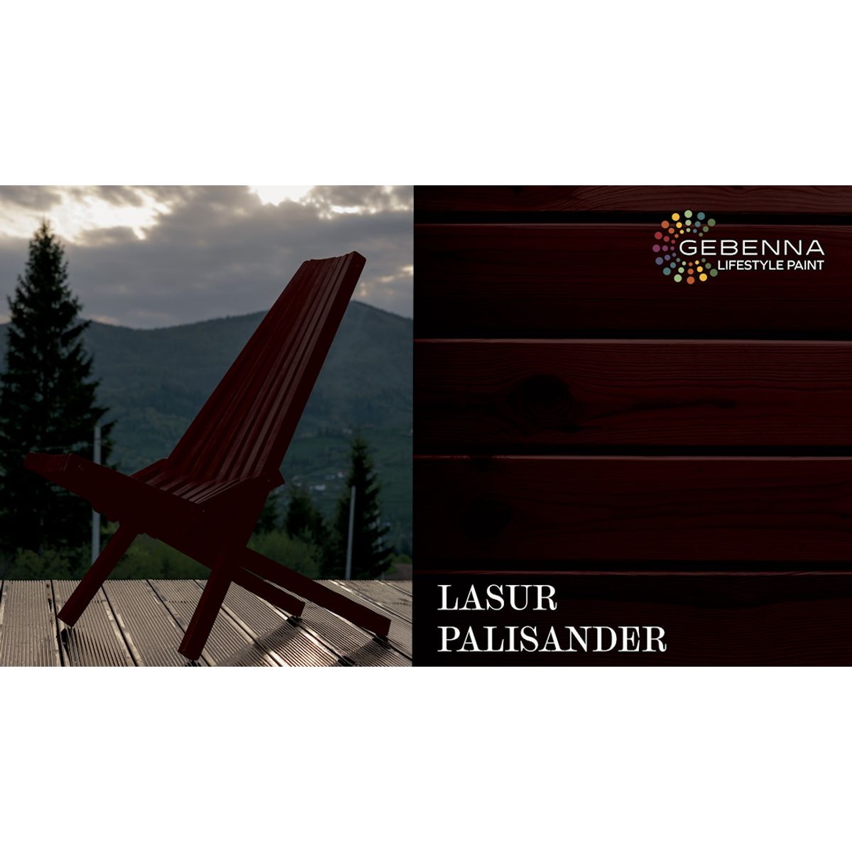 Lasur Træbeskyttelse: Palisander 5 L