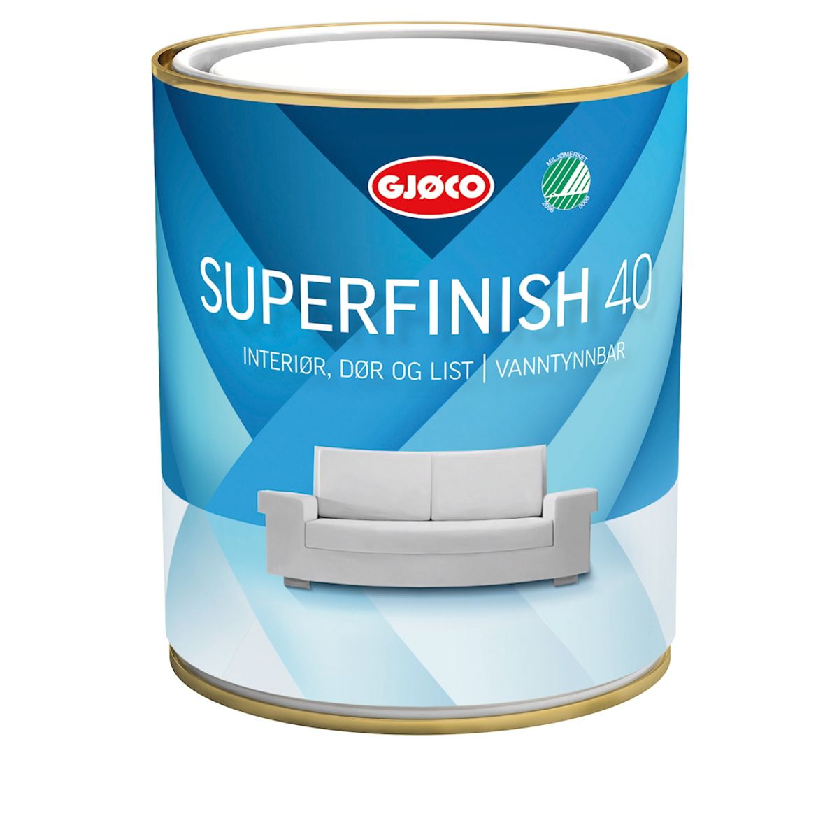 Superfinish 40 Træmaling: 0,68 l