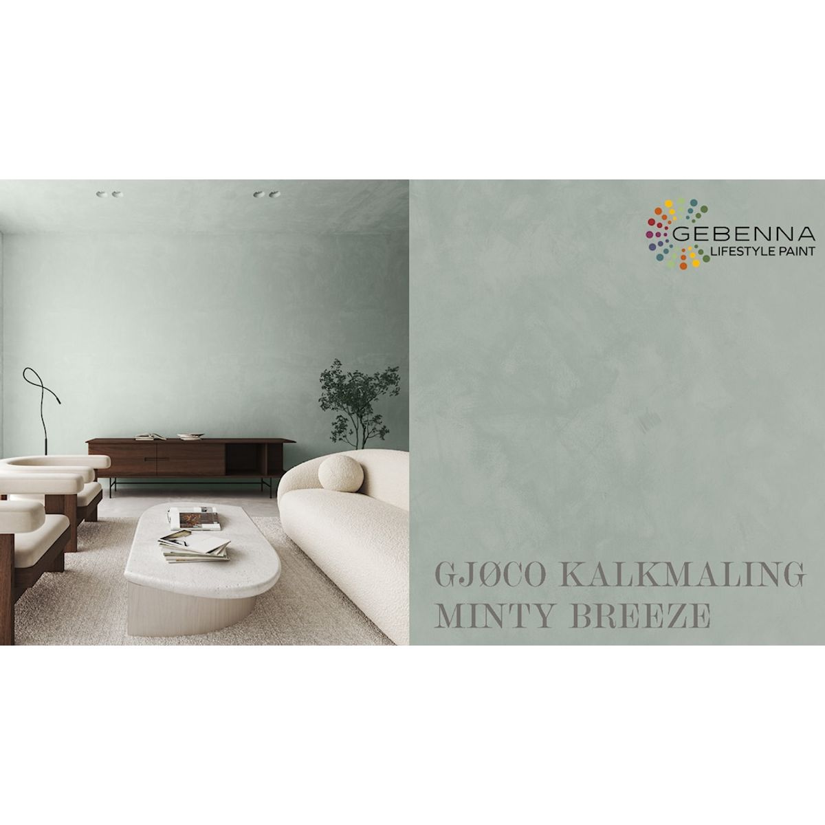 Kalkmaling 7163 Minty Breeze 0,68 l