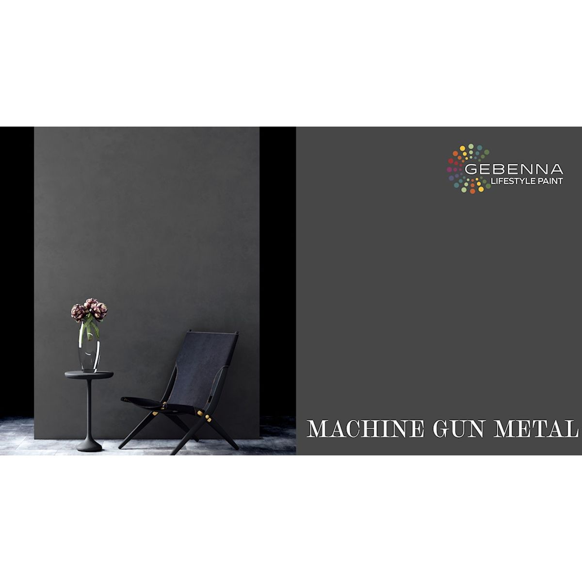 Gebenna Vægmaling: Machine Gun Metal 2,7 liter