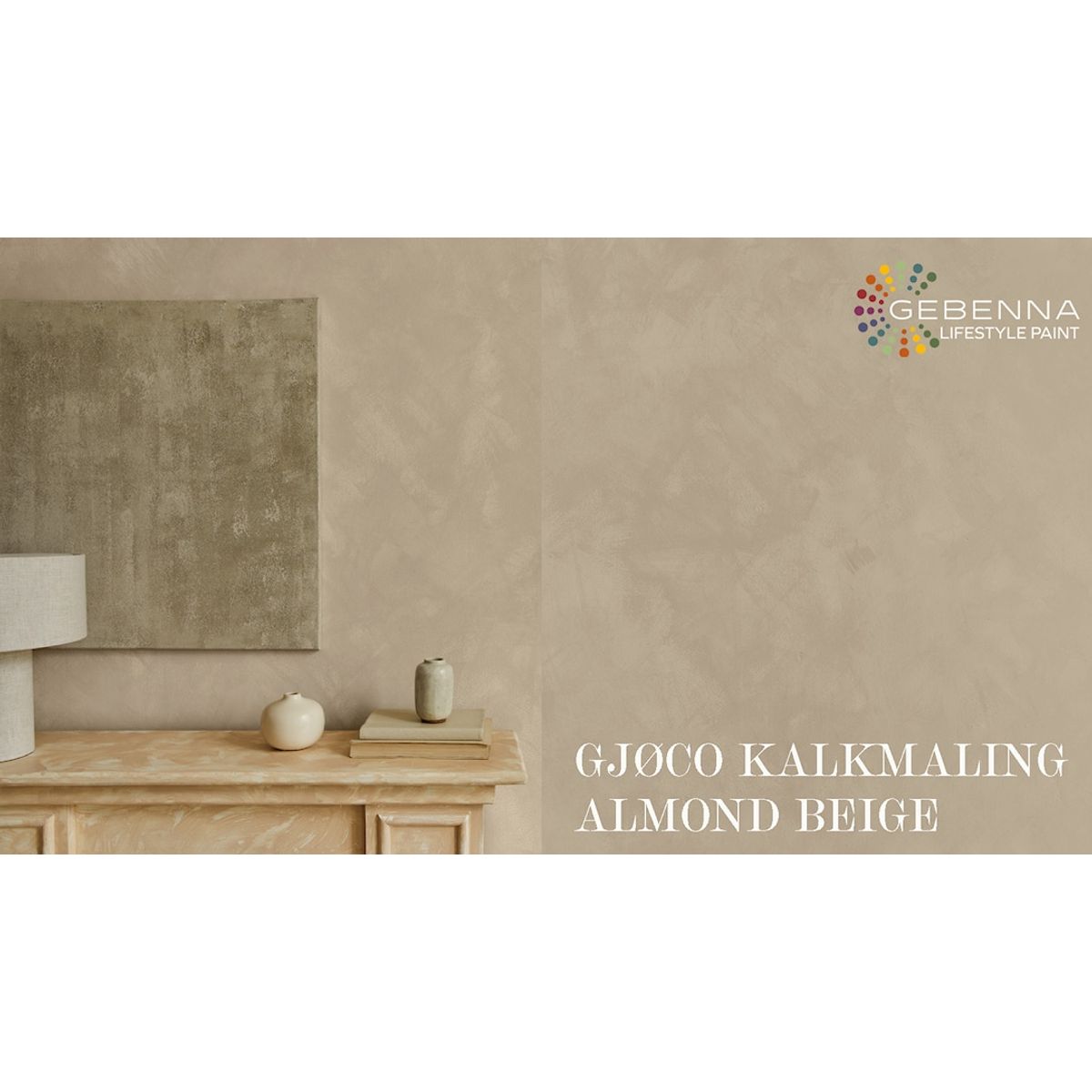 Kalkmaling 10966 Almond Beige 0,68 l