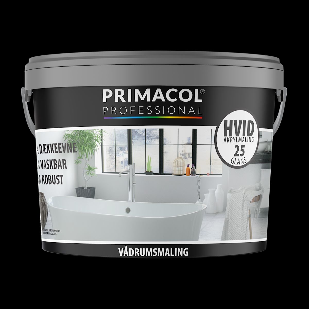 Primacol Vådrumsmaling, Glans 25