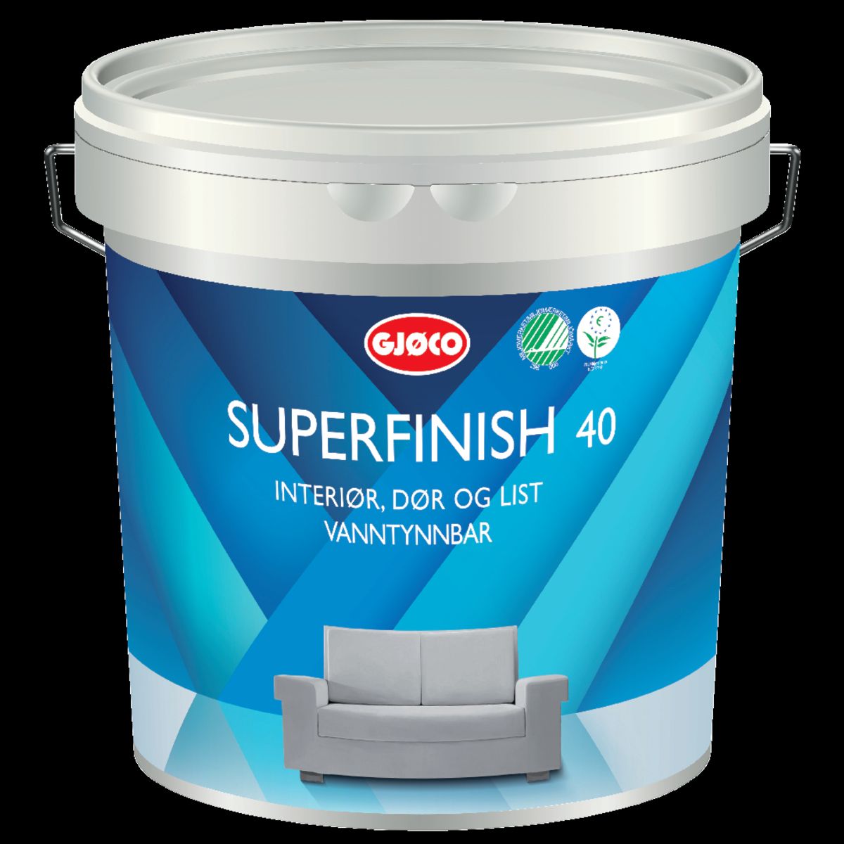 Superfinish 40 Træmaling: 2,7 liter