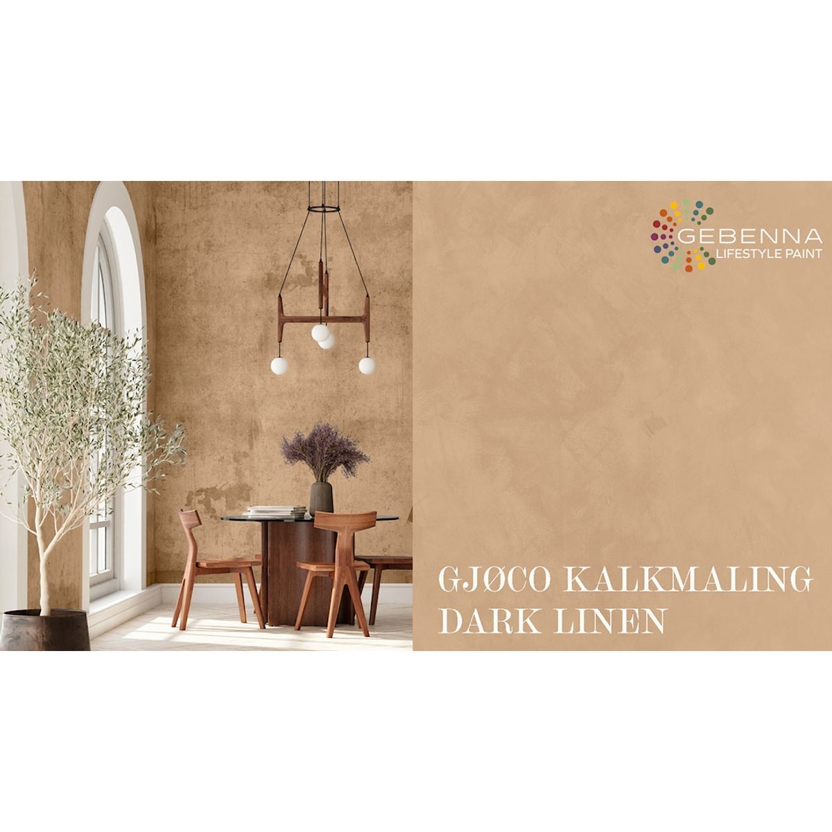 Kalkmaling 10620 Dark Linen 2,7 l