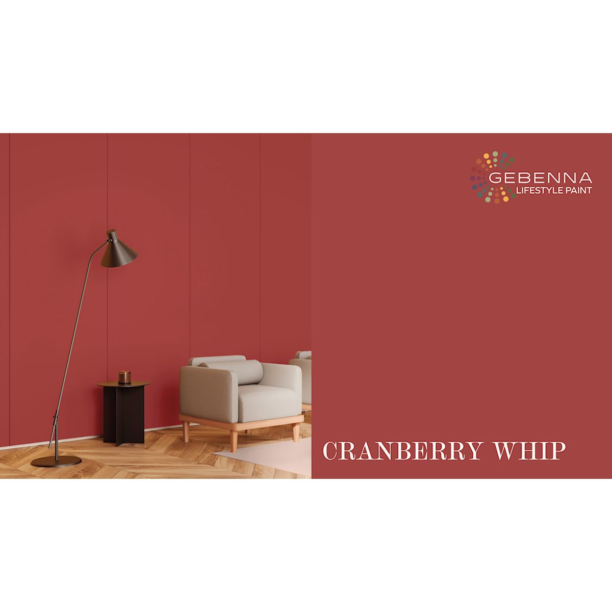 Gebenna Vægmaling: Cranberry Whip 9 l