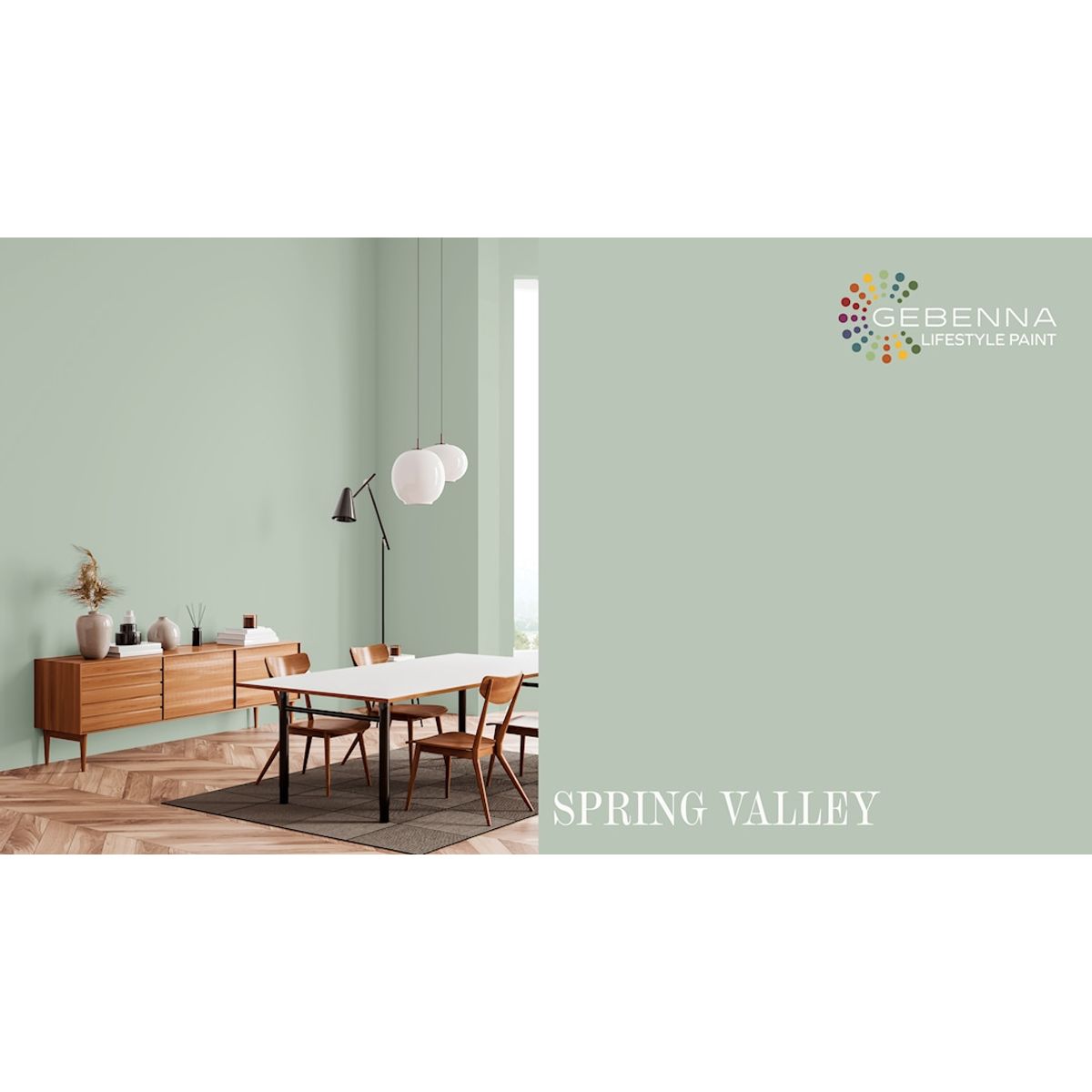 Gebenna Vægmaling: Spring Valley 9 liter